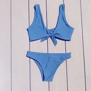 NWOT Shein tie front bikini